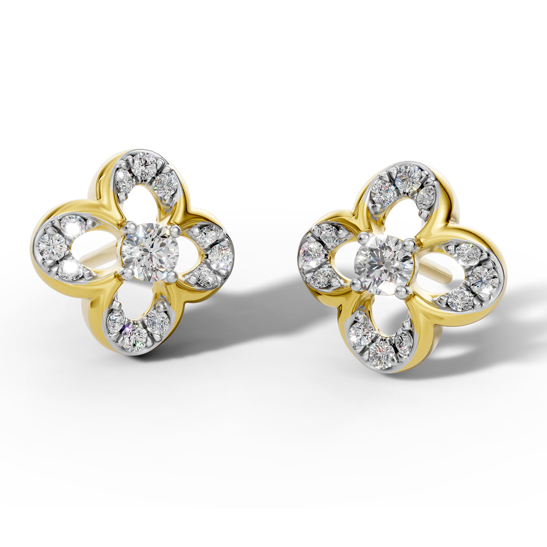 Clover Diamond Earrings