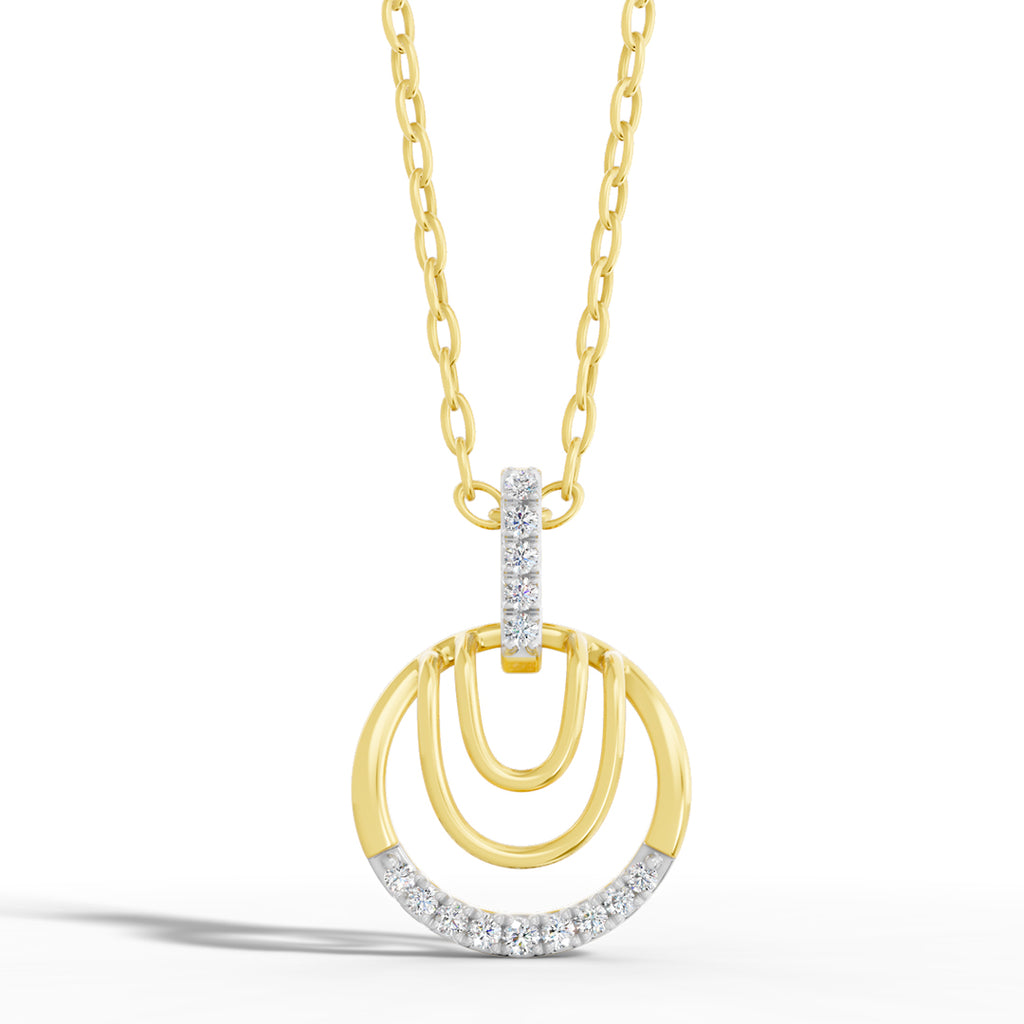 Inner Circle Diamond Pendant