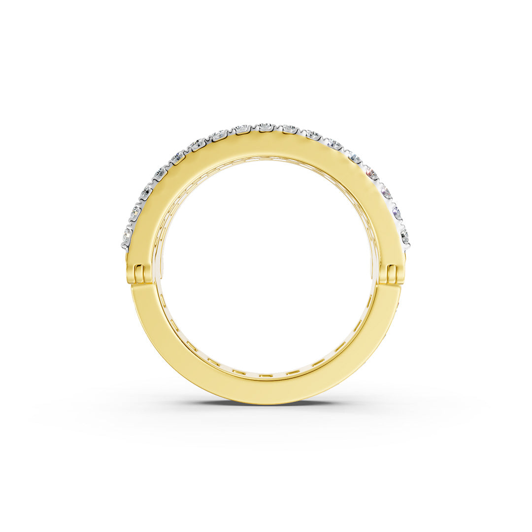 Trio Fusion Convertible Stacked Diamond Ring