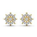 Spinning Wheel Diamond Earrings
