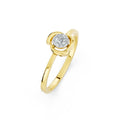 Rosebud Cluster Diamond Ring