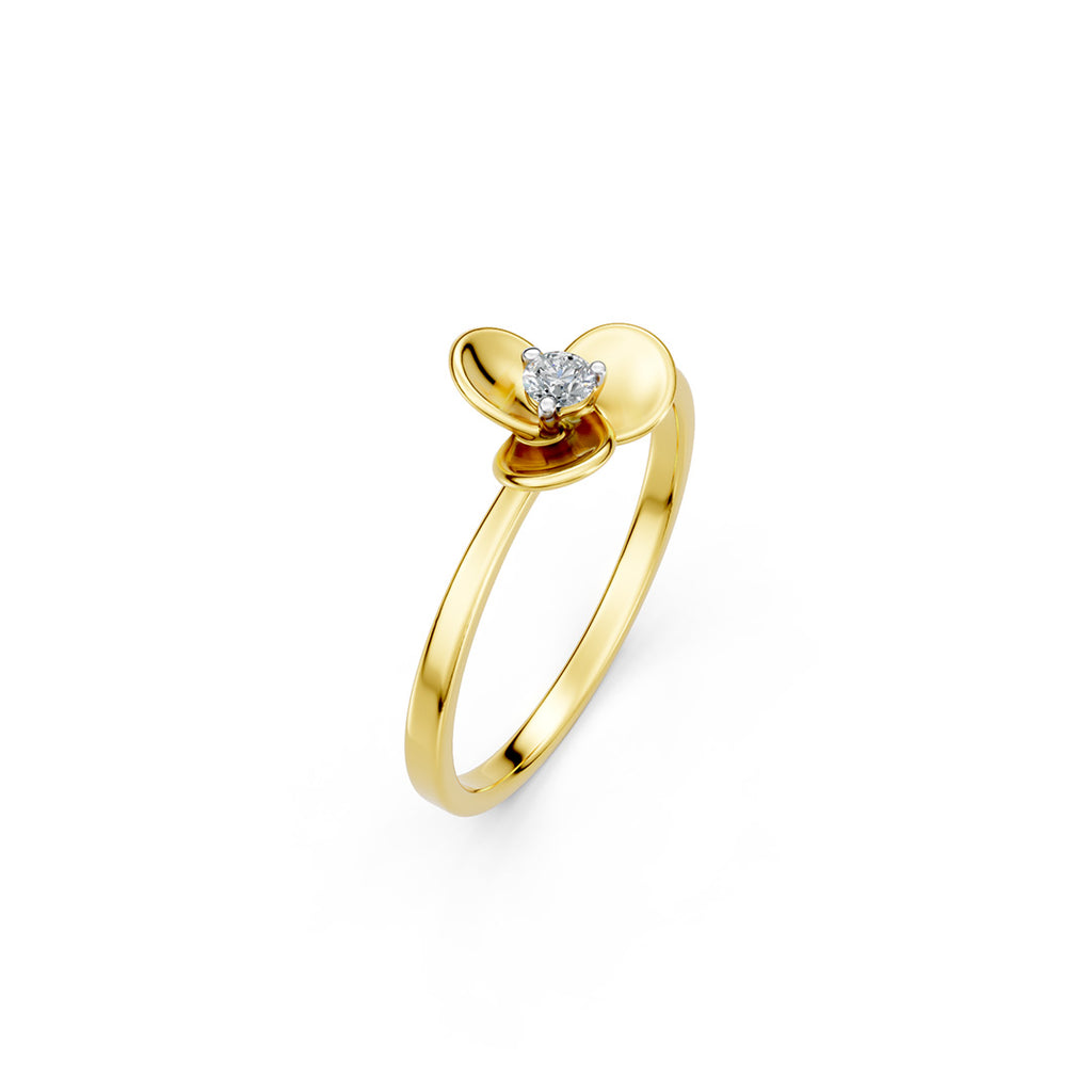 Floret Bloom Diamond Ring