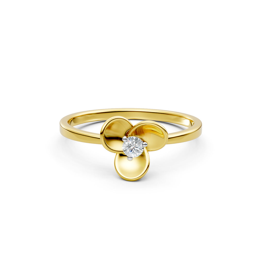 Floret Bloom Diamond Ring