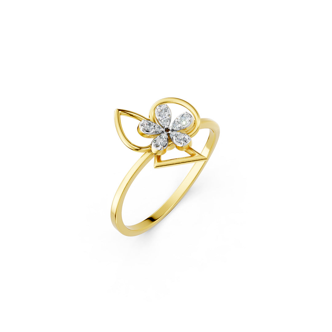Periwinkle Diamond Ring
