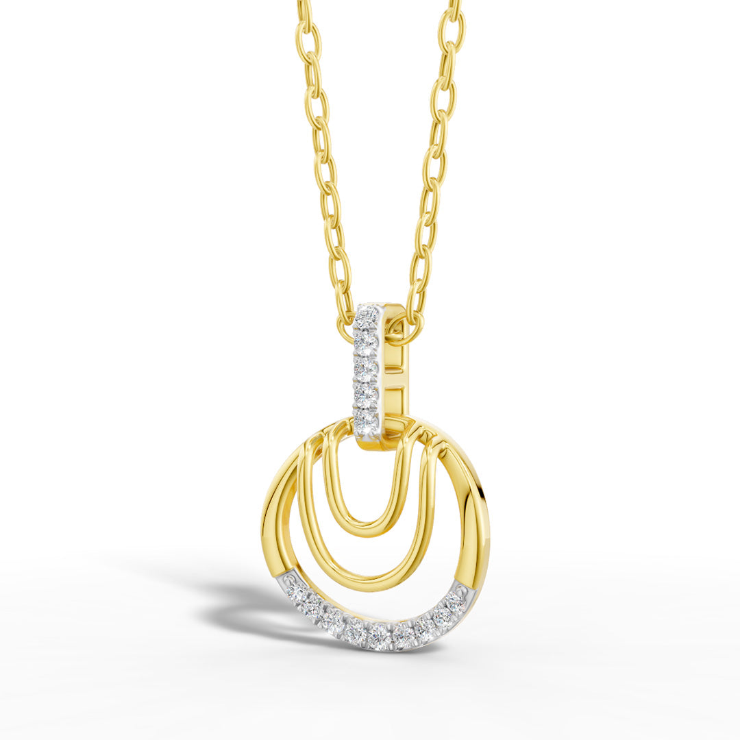 Inner Circle Diamond Pendant