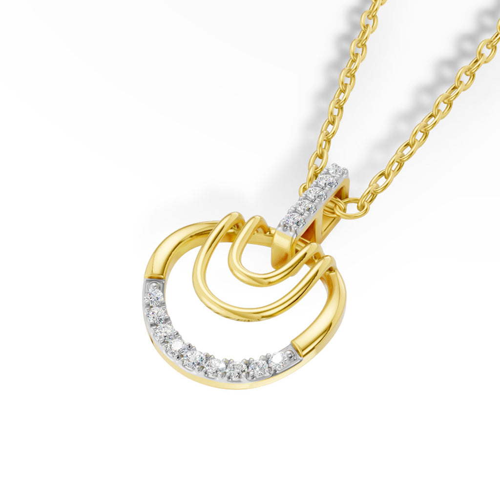 Inner Circle Diamond Pendant