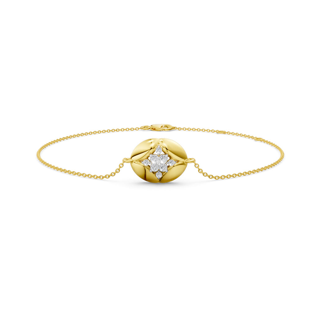 Stellar Spark Diamond Chain Bracelet