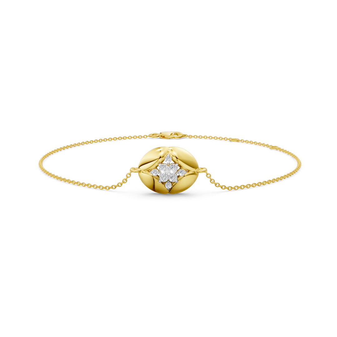 Stellar Spark Diamond Chain Bracelet