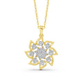 Majestic Flower Diamond Pendant