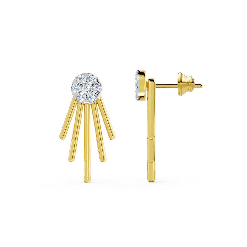 Sunrays Diamond Studs