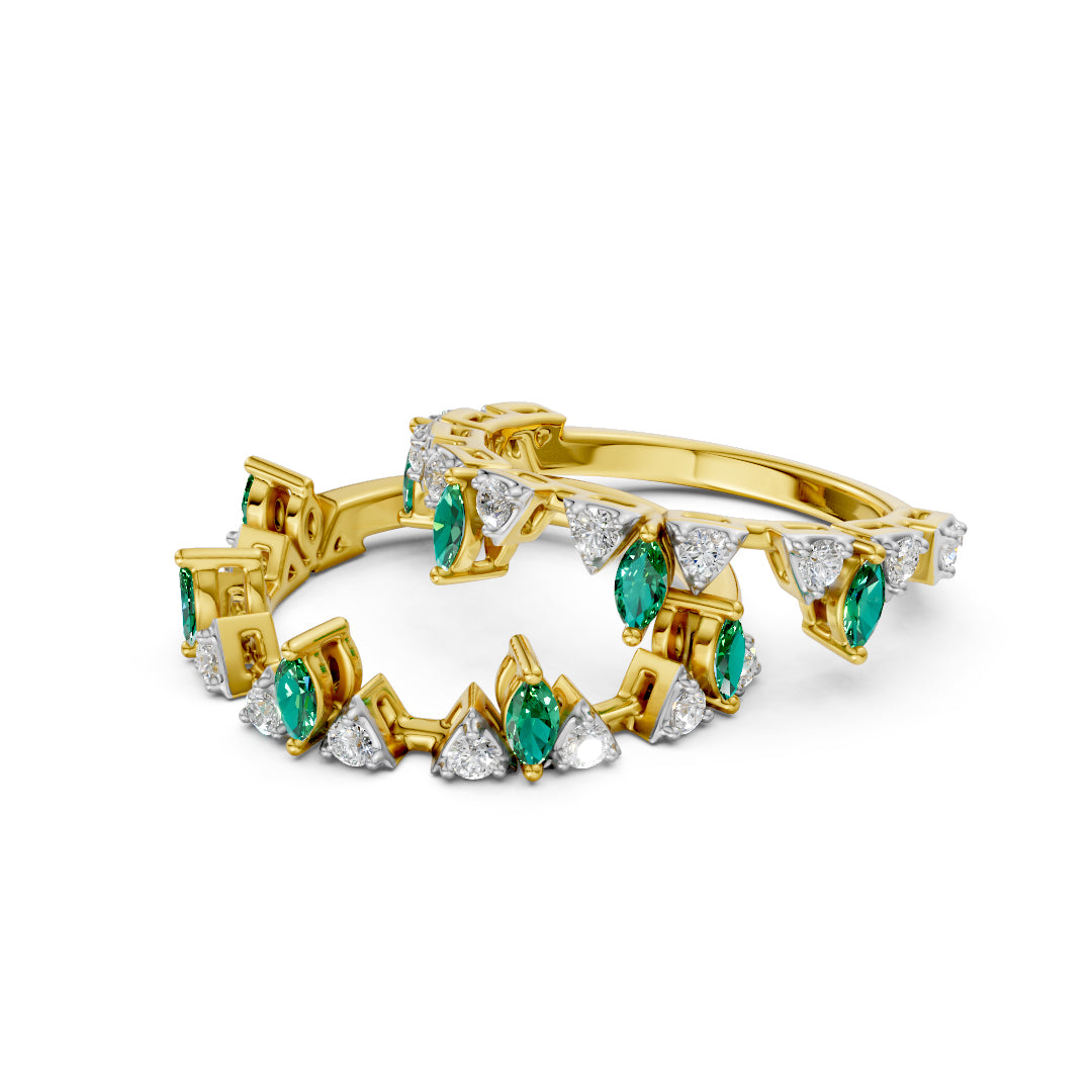 Reflect Two Way Stackable Diamond Ring