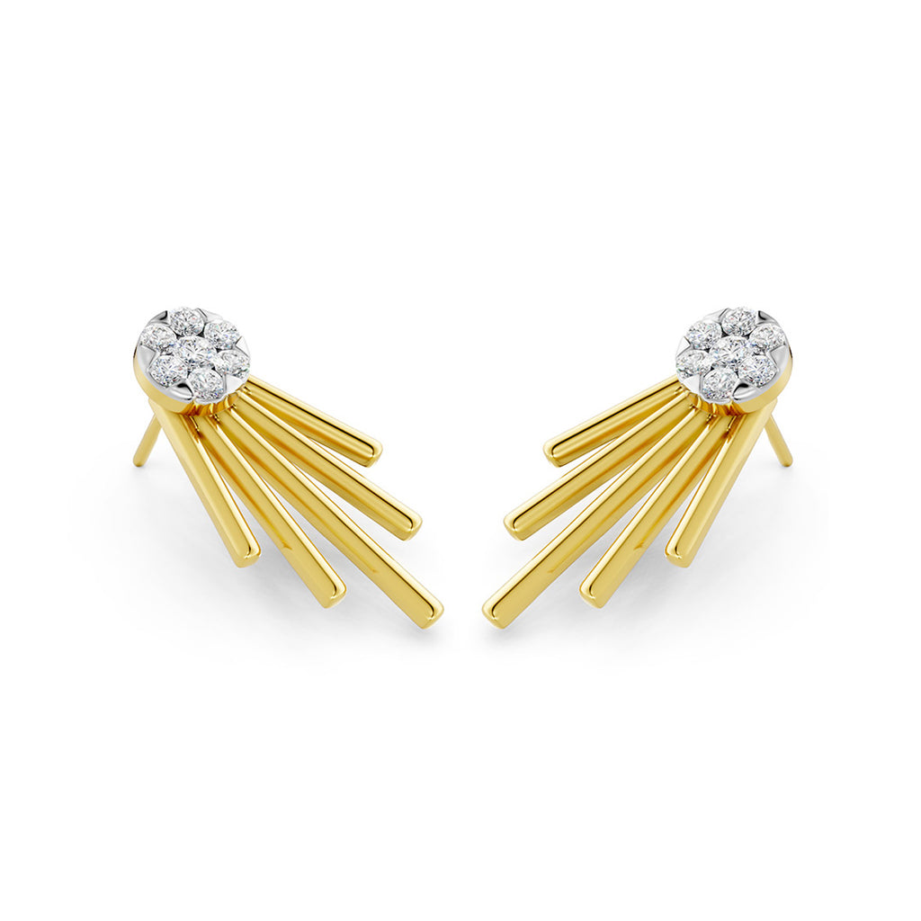 Sunrays Diamond Studs