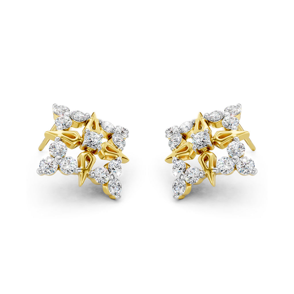 Celestial Bloom Diamond Earrings