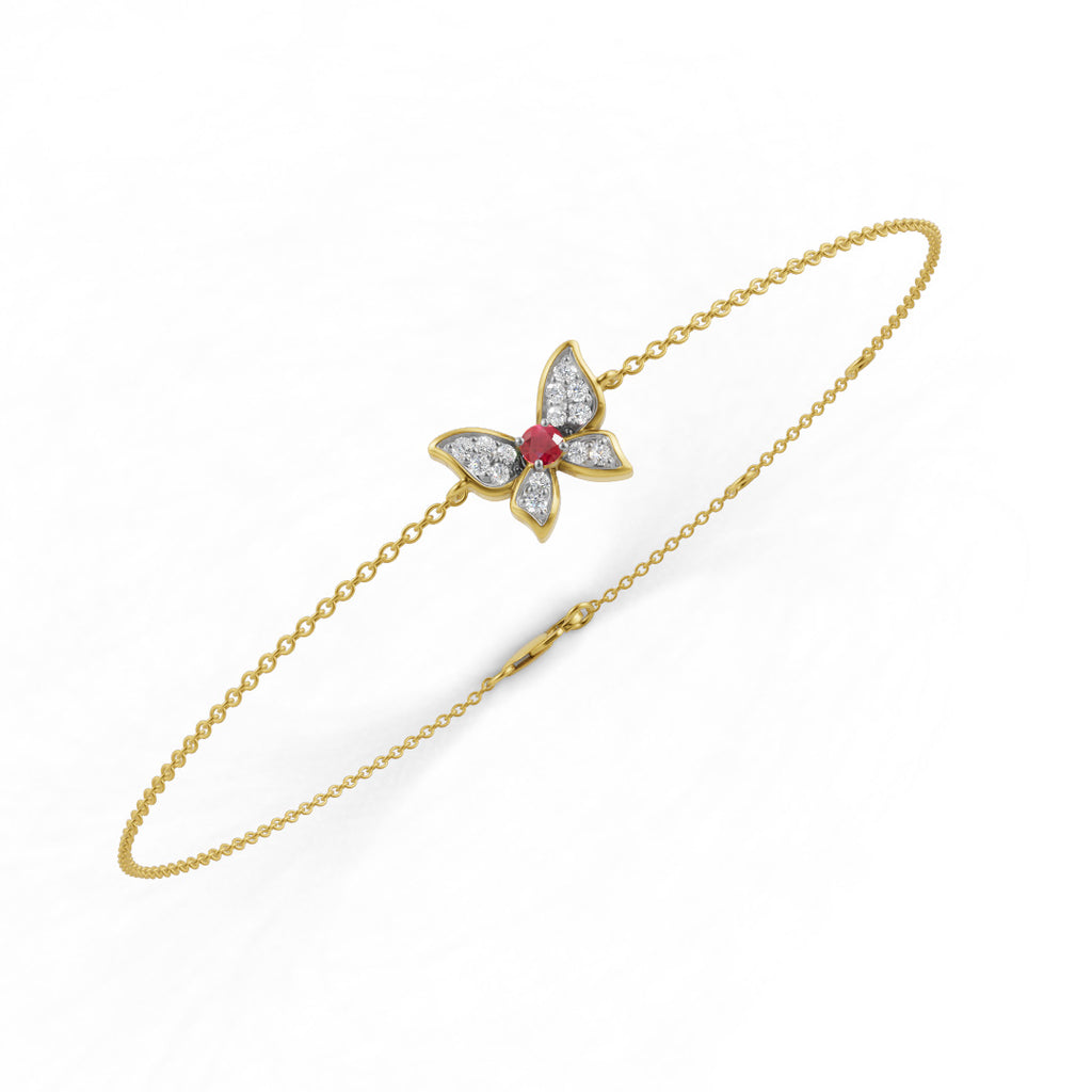 Butterfly Diamond Bracelet