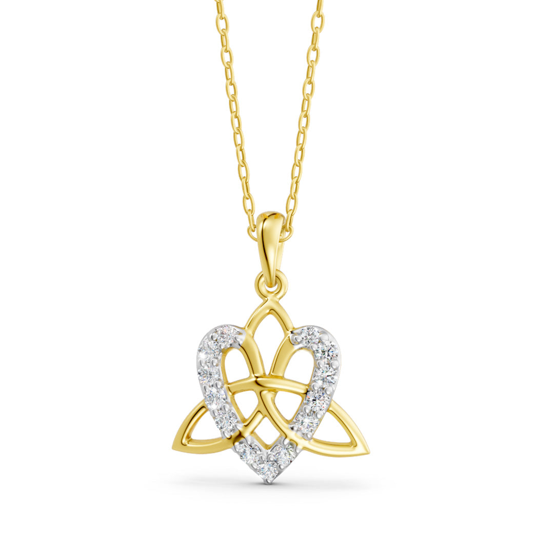 Angel Heart Diamond Pendant
