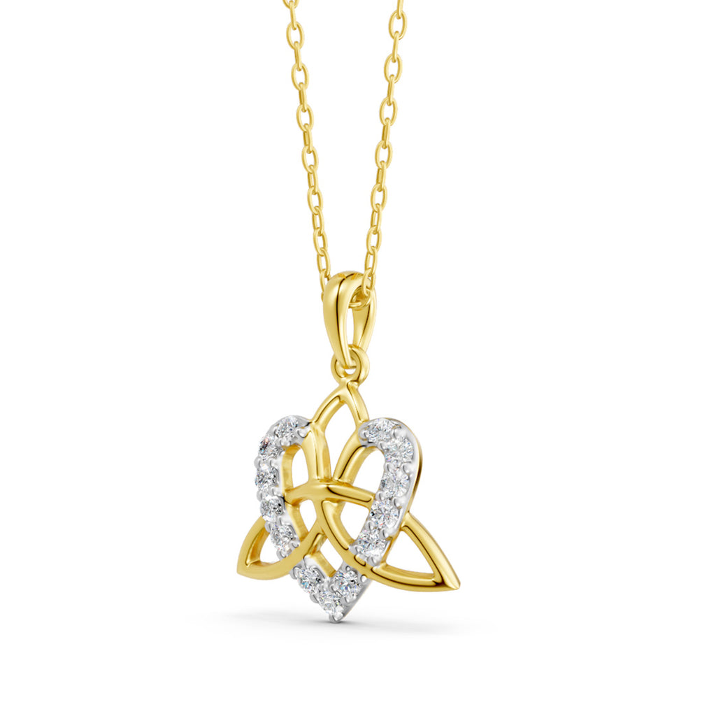 Angel Heart Diamond Pendant