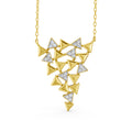 Triangle Mosaic Diamond Necklace