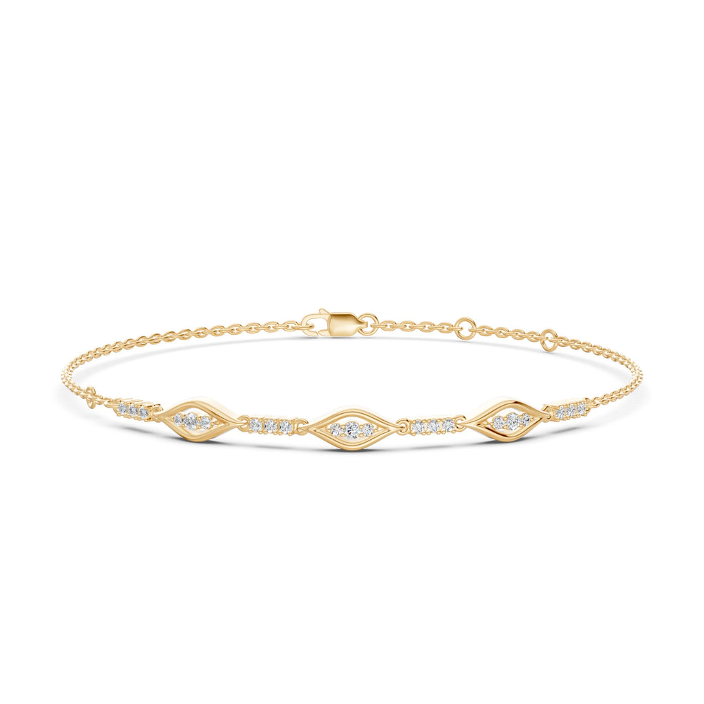 Marquise Glow Diamond Chain Bracelet