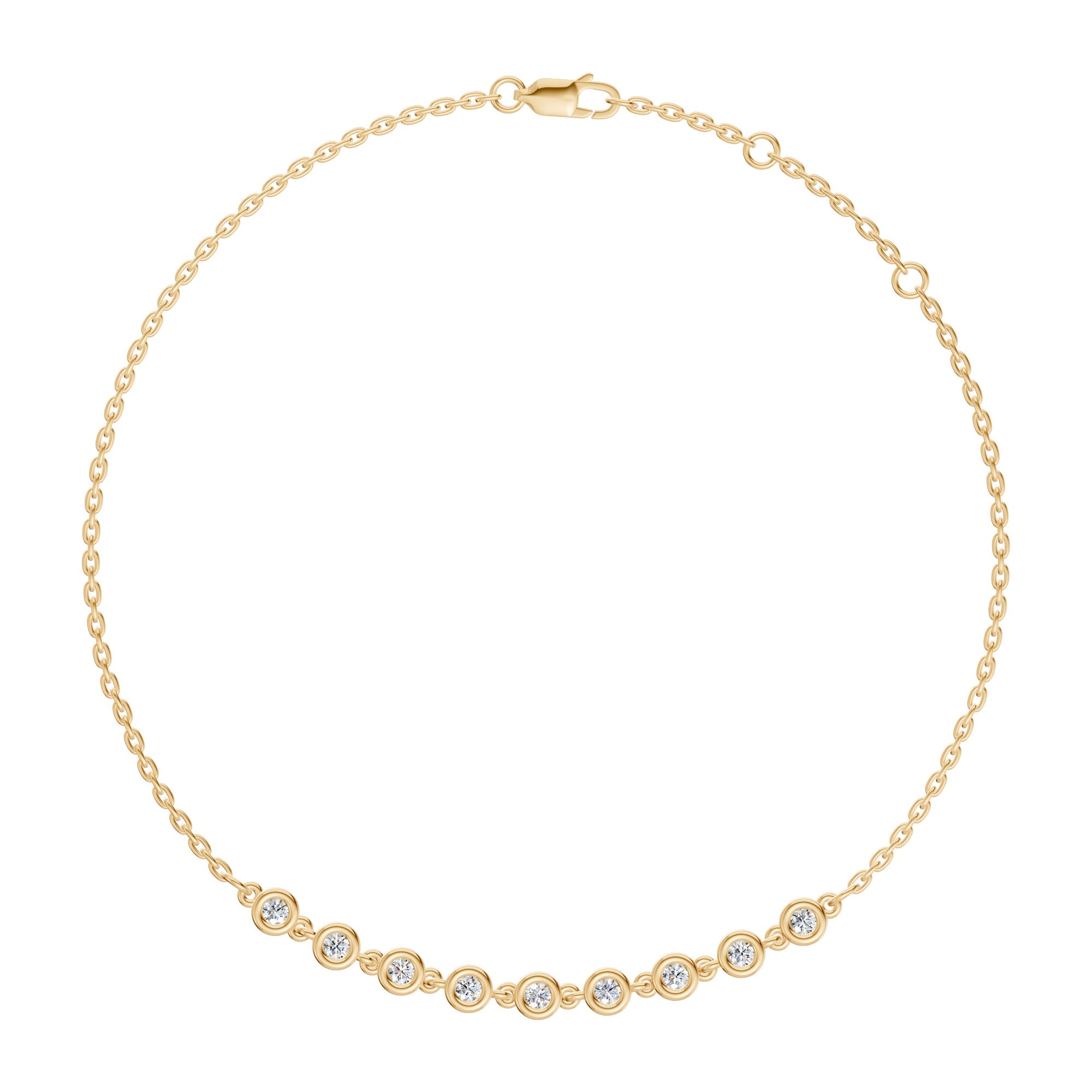 Diamond Bezel Bracelet