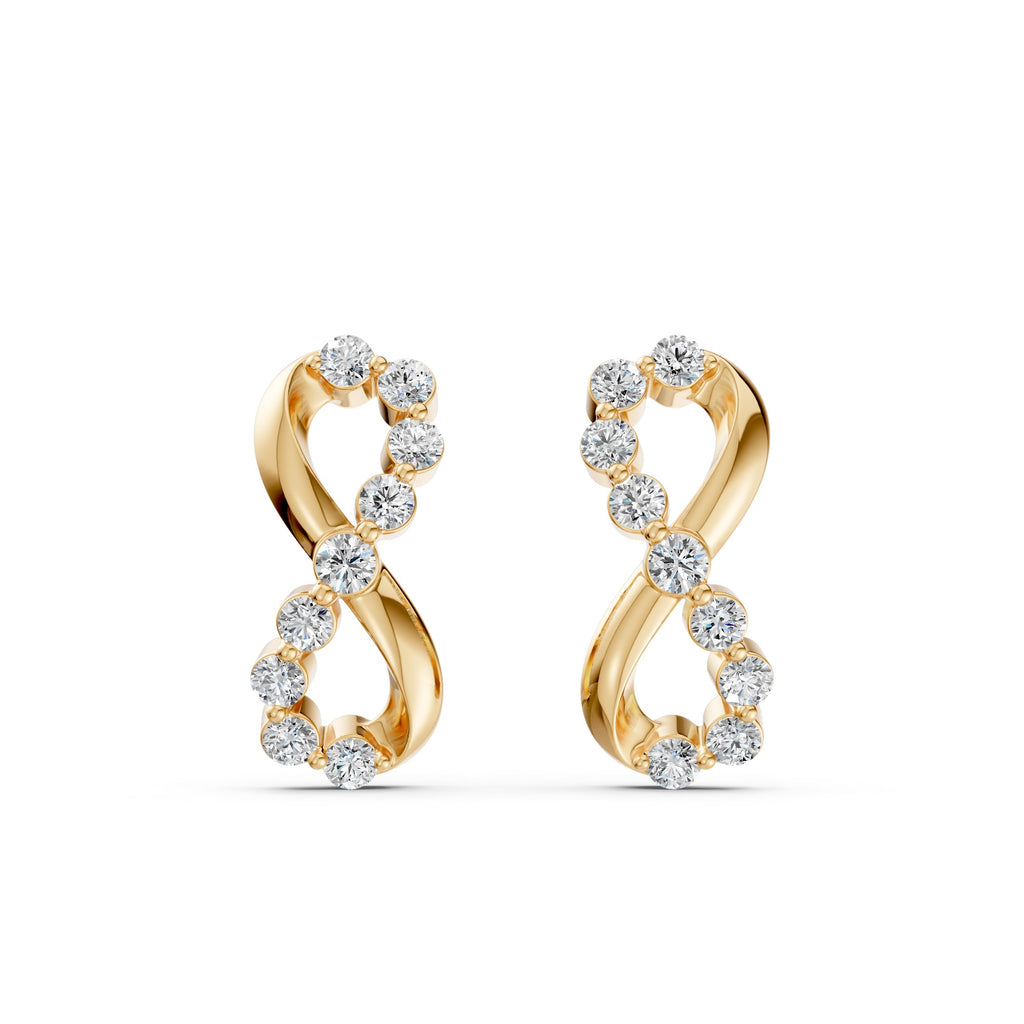 Eternal Infinity Diamond Earrings