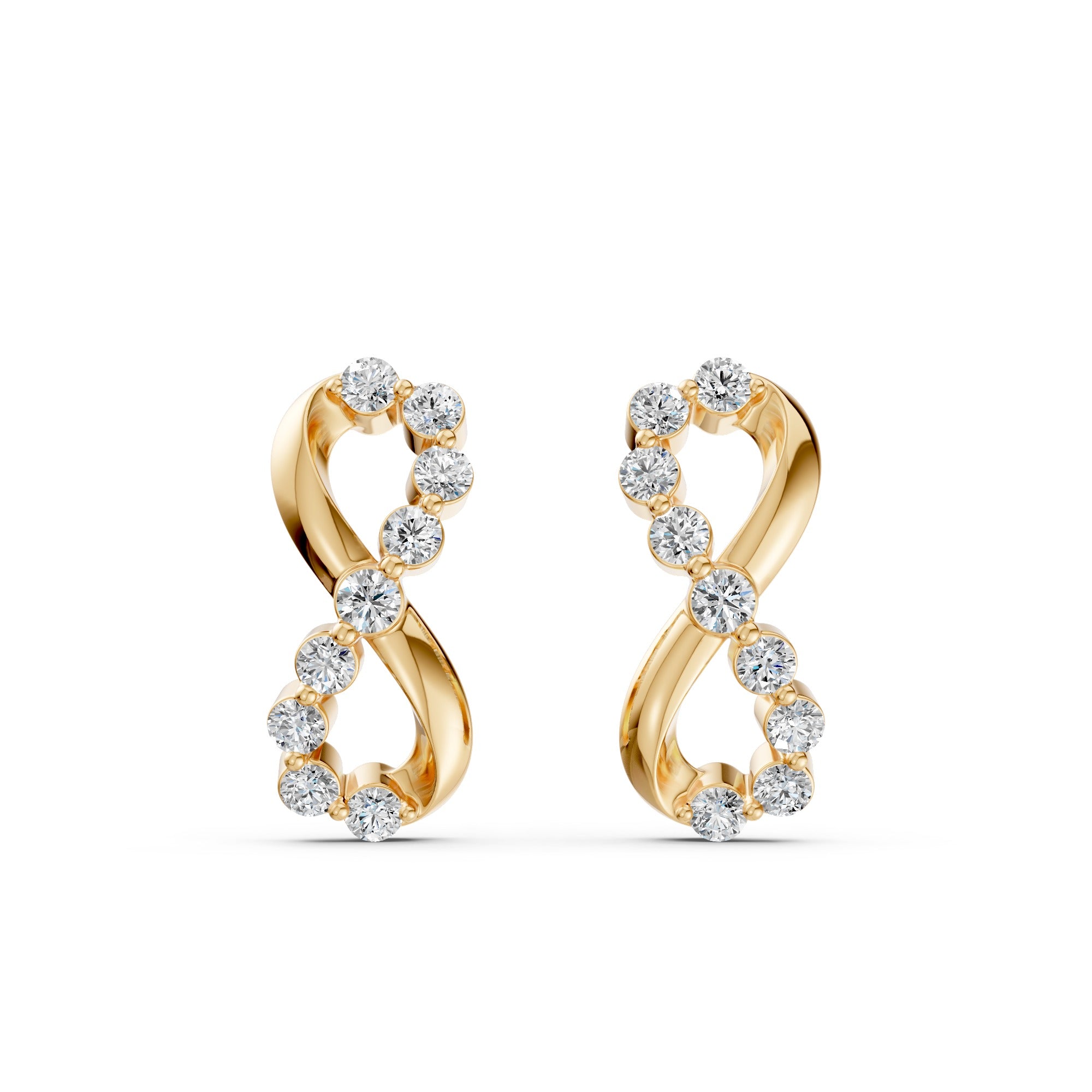 Eternal Infinity Diamond Earrings