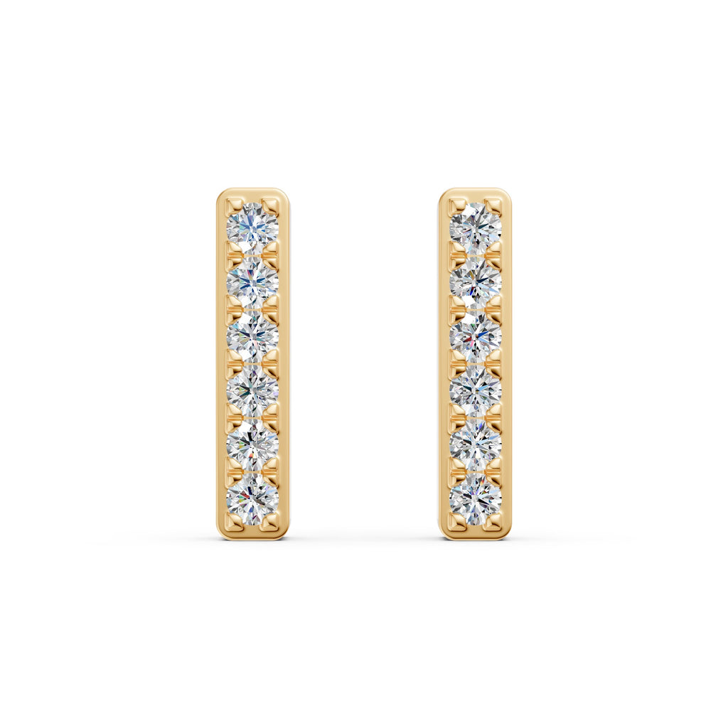 Starry Line Diamond Earrings