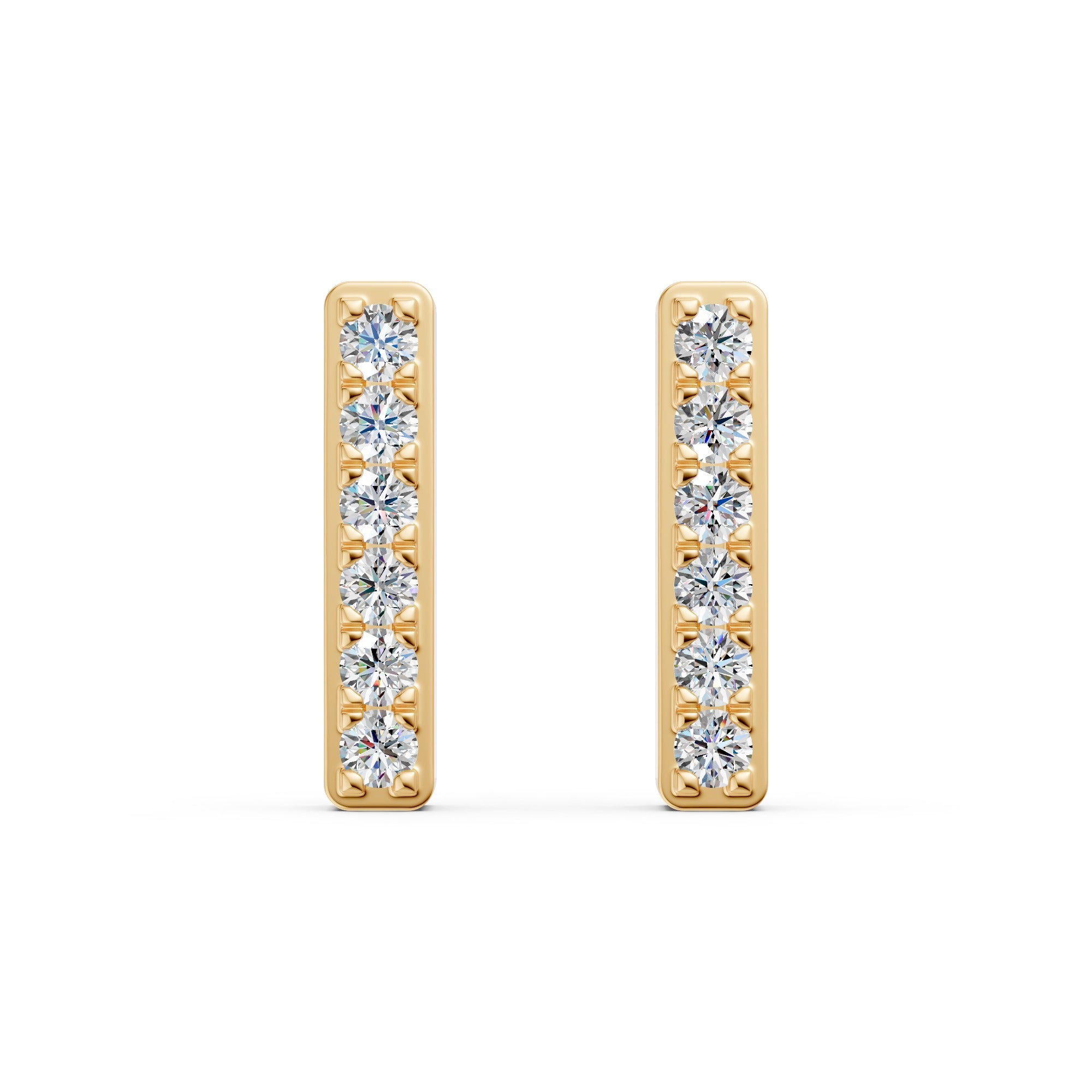 Starry Line Diamond Earrings