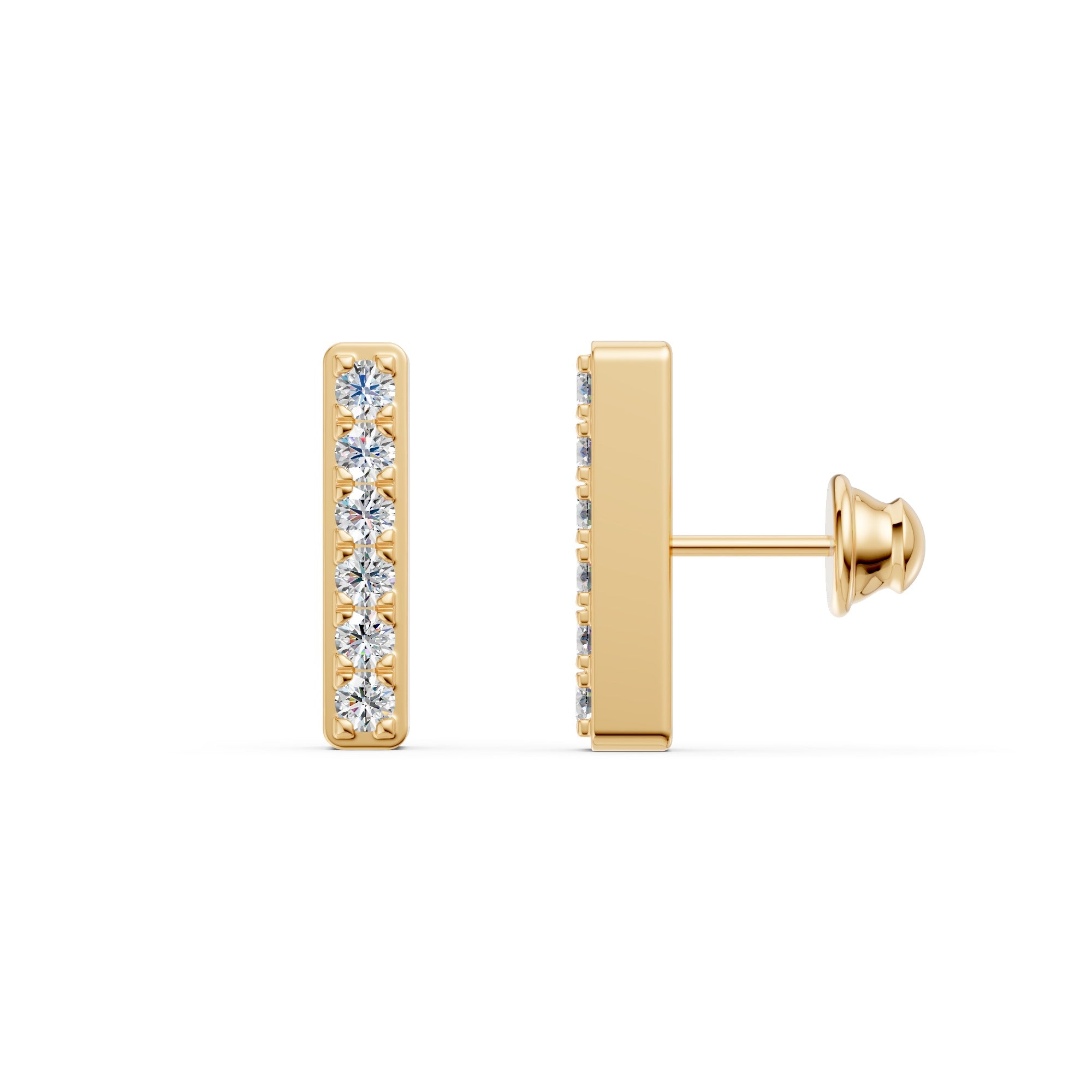 Starry Line Diamond Earrings