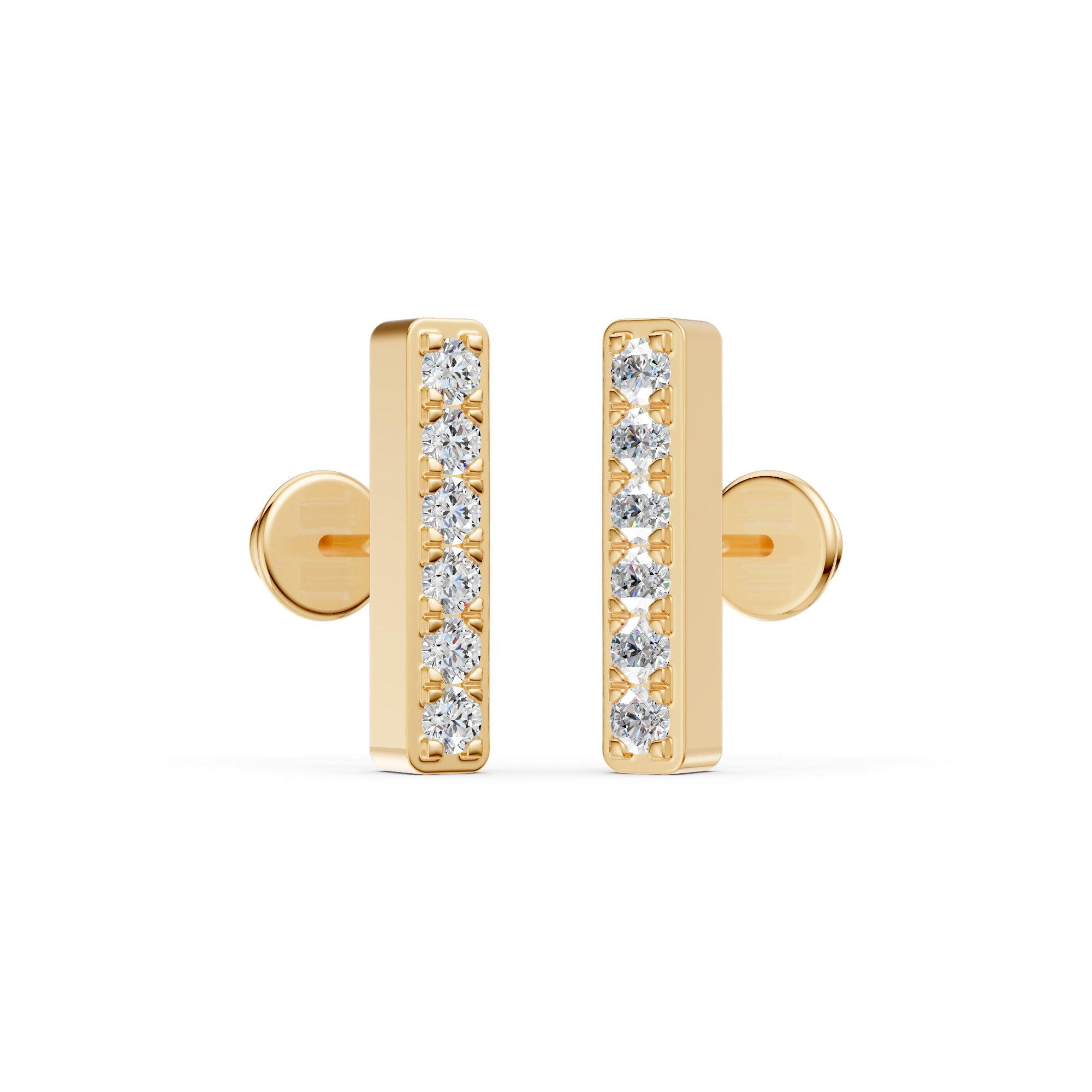 Starry Line Diamond Earrings