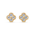 Lucky Clover Diamond Earrings