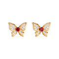 Majestic Butterfly Diamond Earrings