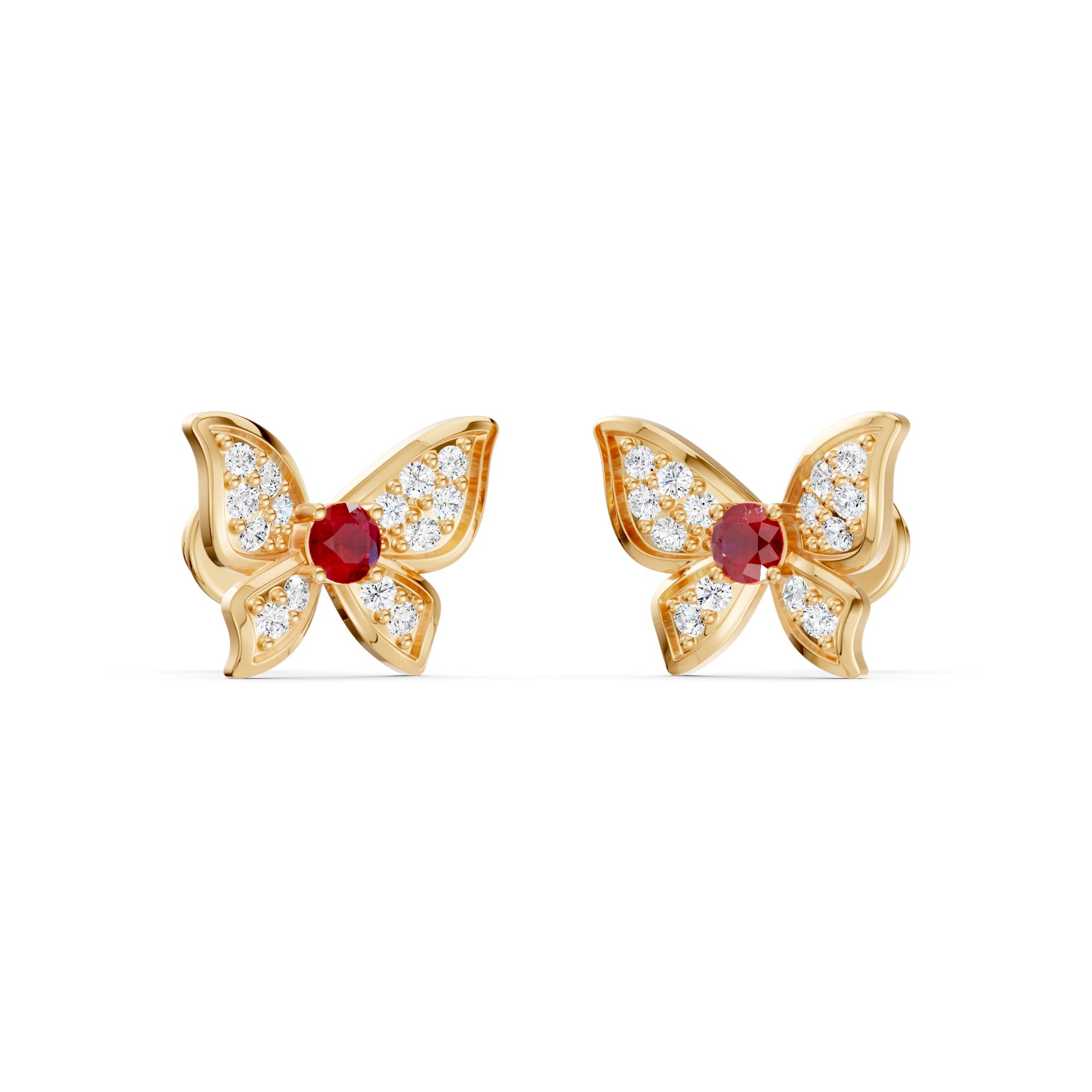 Majestic Butterfly Diamond Earrings