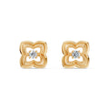 Four Leaf Clover Diamond Earrings