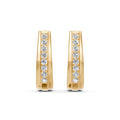 Inside Out Diamond Hoops