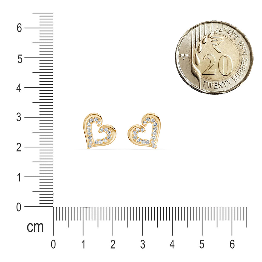 Forever Hearts Diamond Earrings