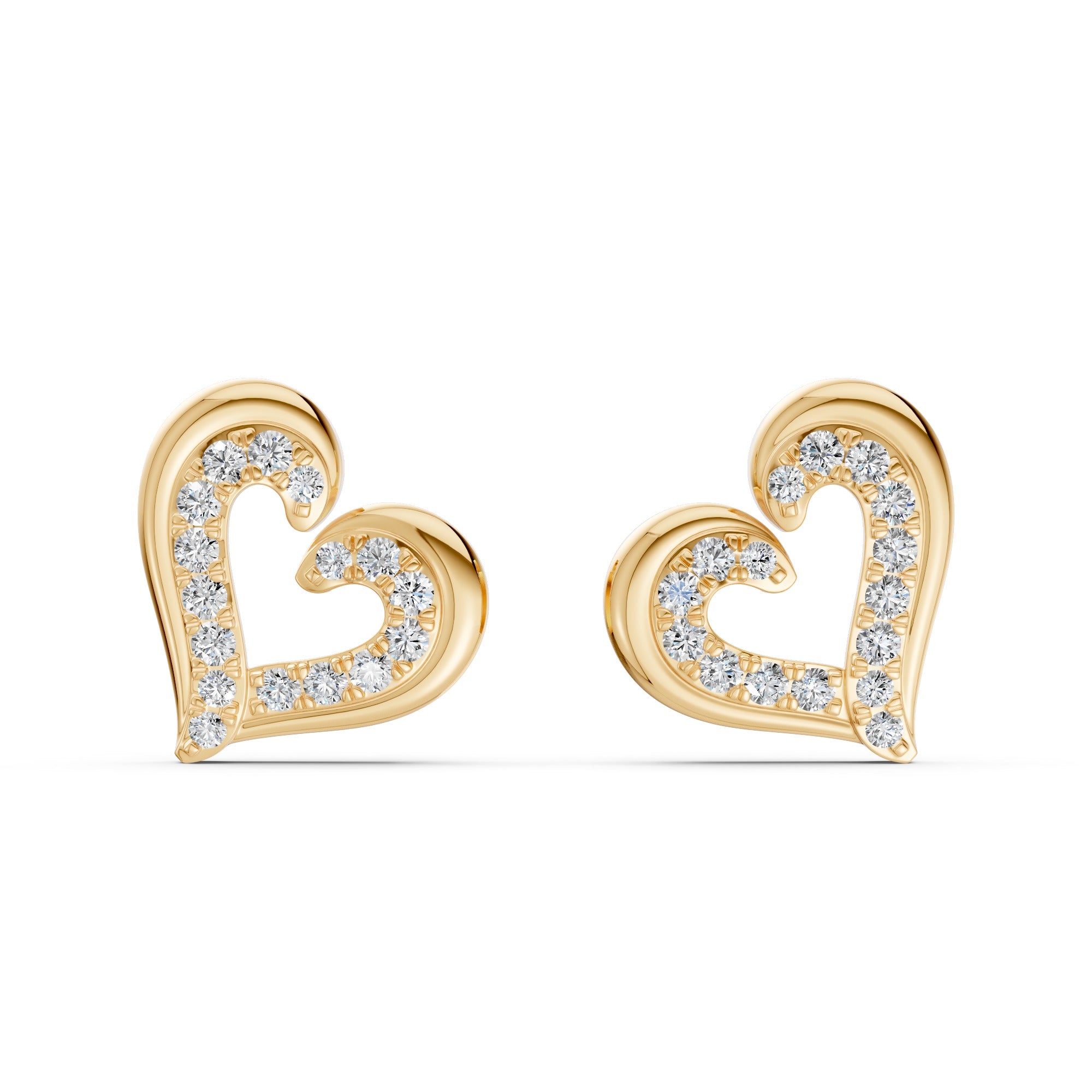 Forever Hearts Diamond Earrings