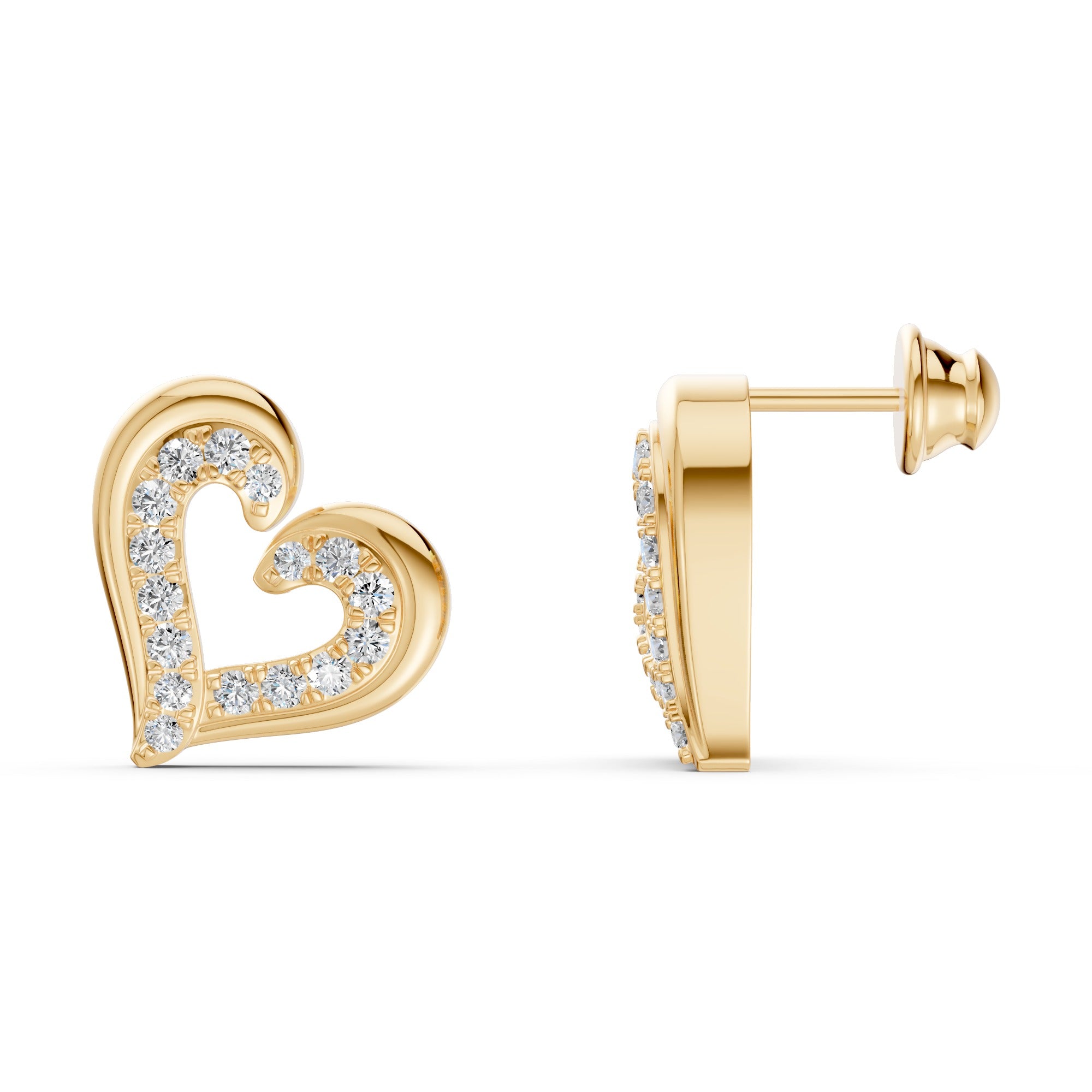 Forever Hearts Diamond Earrings
