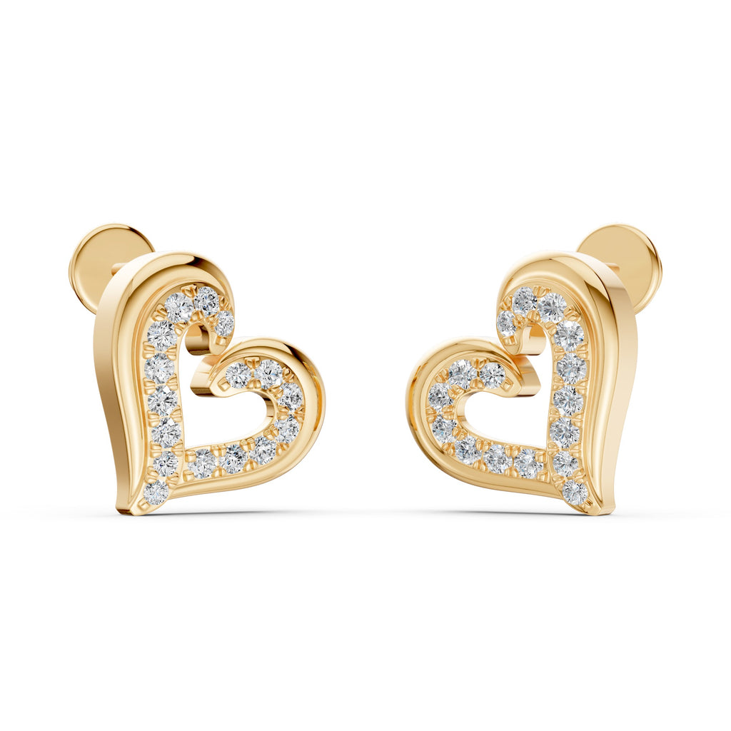 Forever Hearts Diamond Earrings
