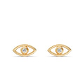 Evil Eye Diamond Studs