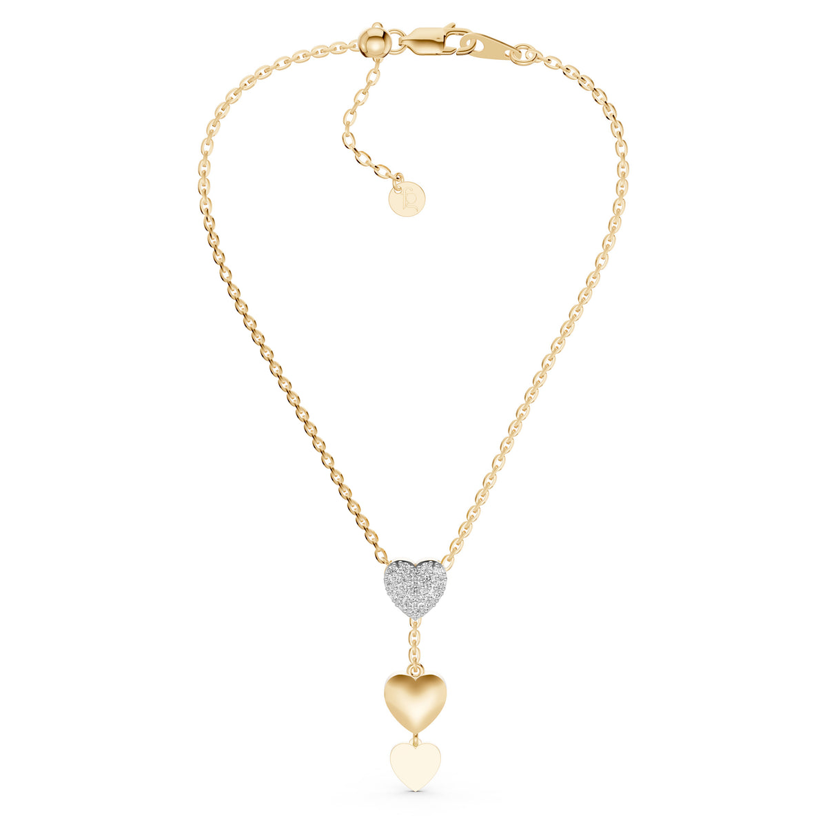 Love Loop Diamond Lariat Necklace