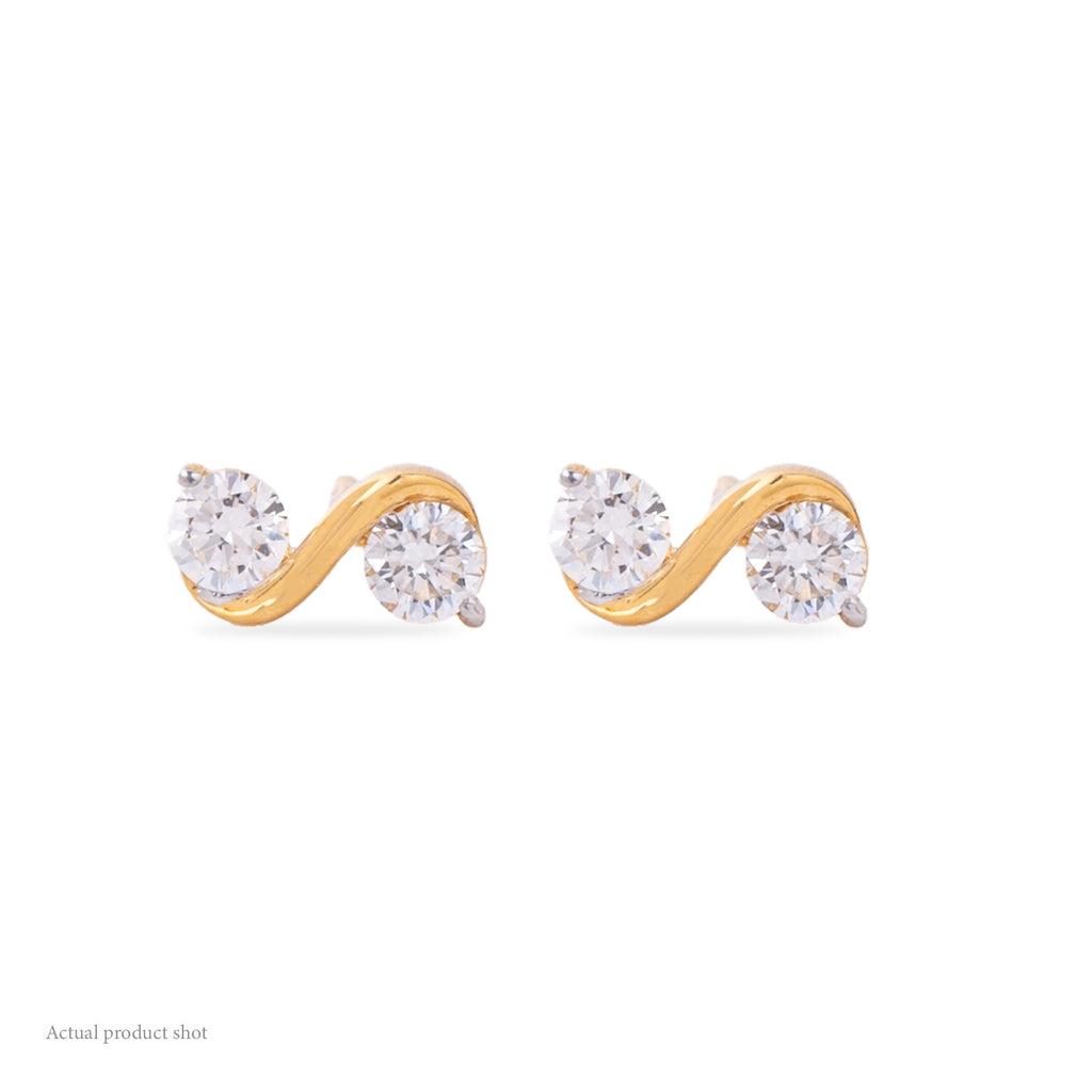 Infinity Diamond Earrings