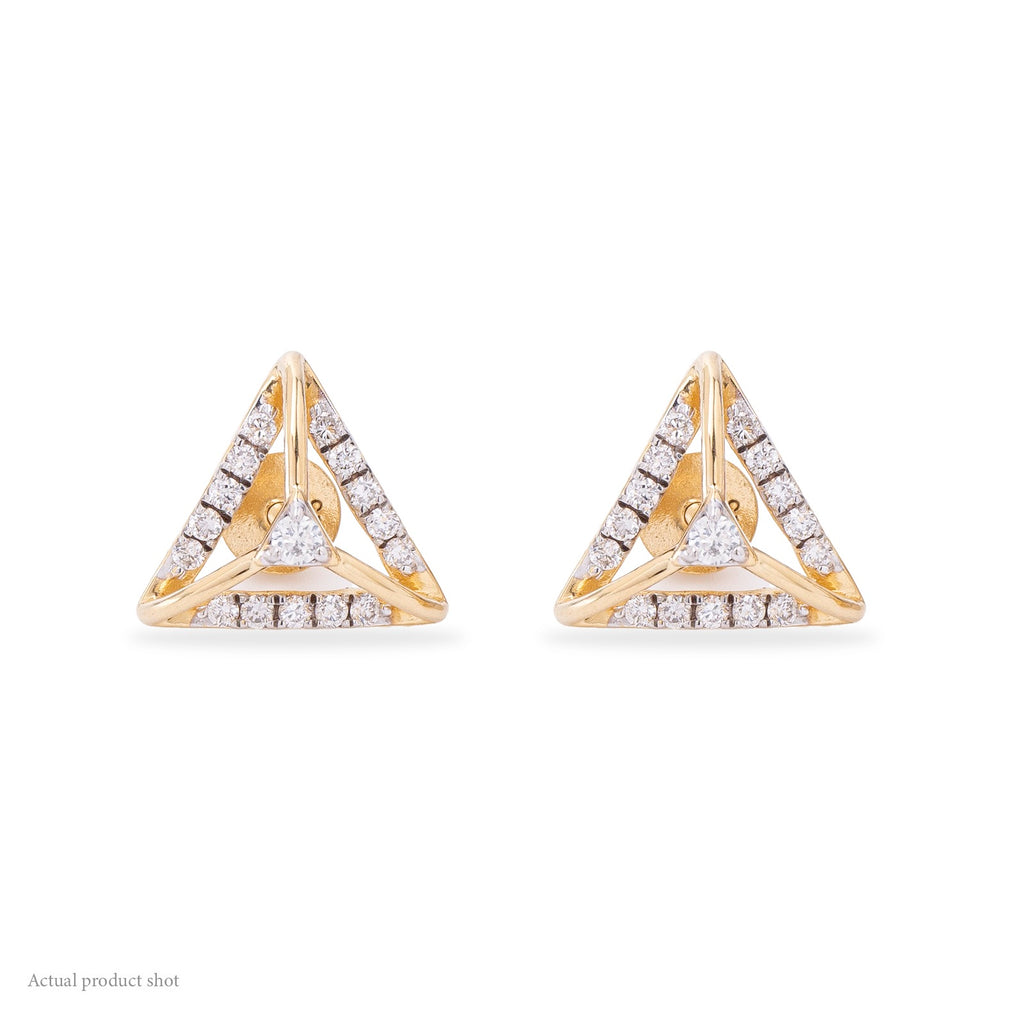 Centre Spark Trinity Diamond Studs