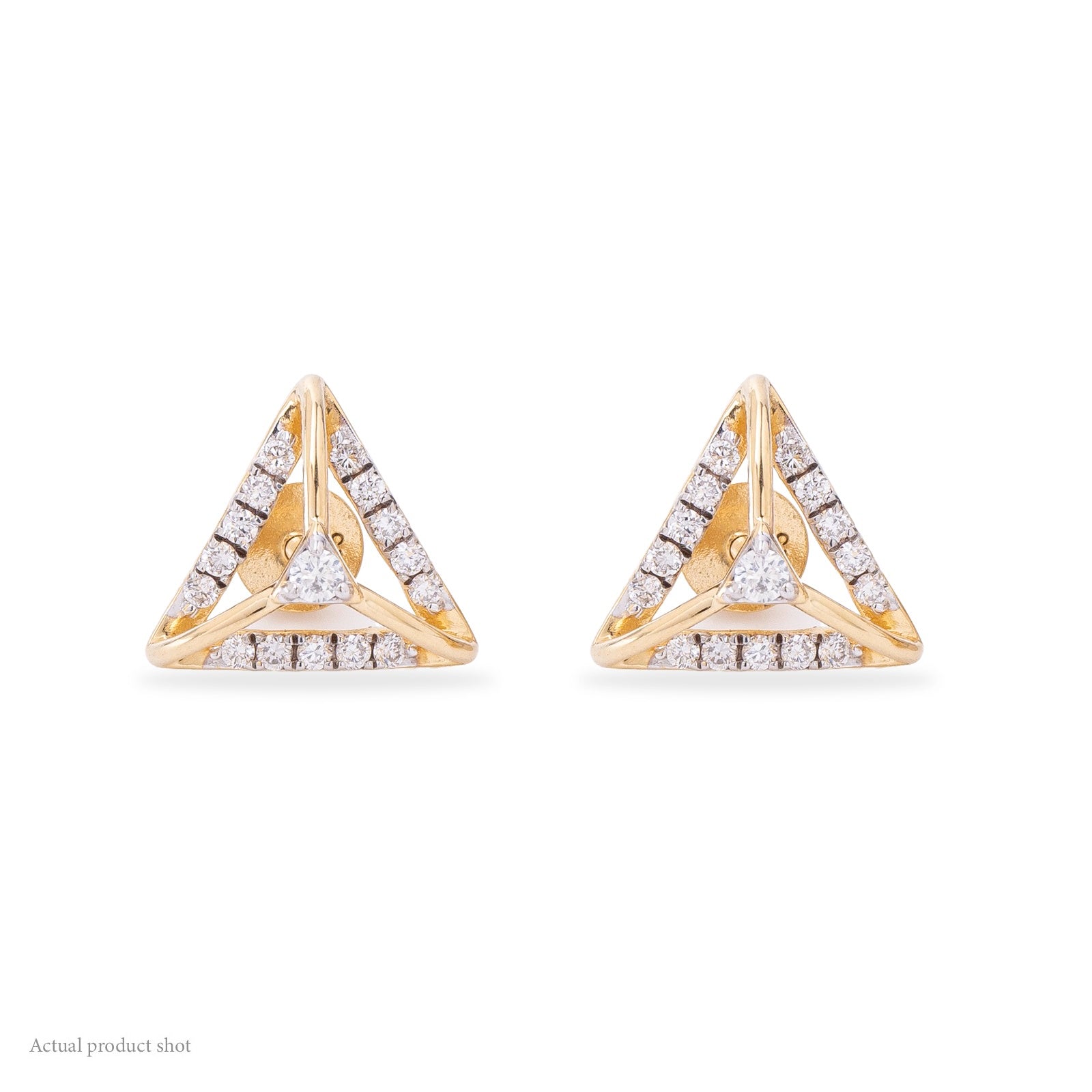 Centre Spark Trinity Diamond Studs