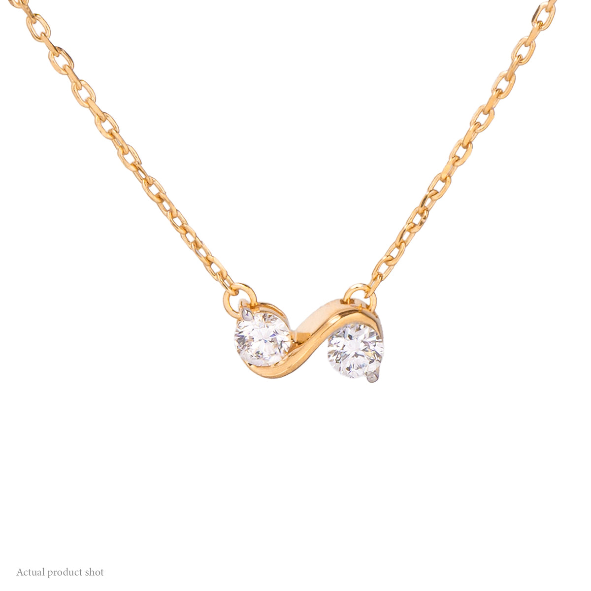 Infinity Diamond Necklace