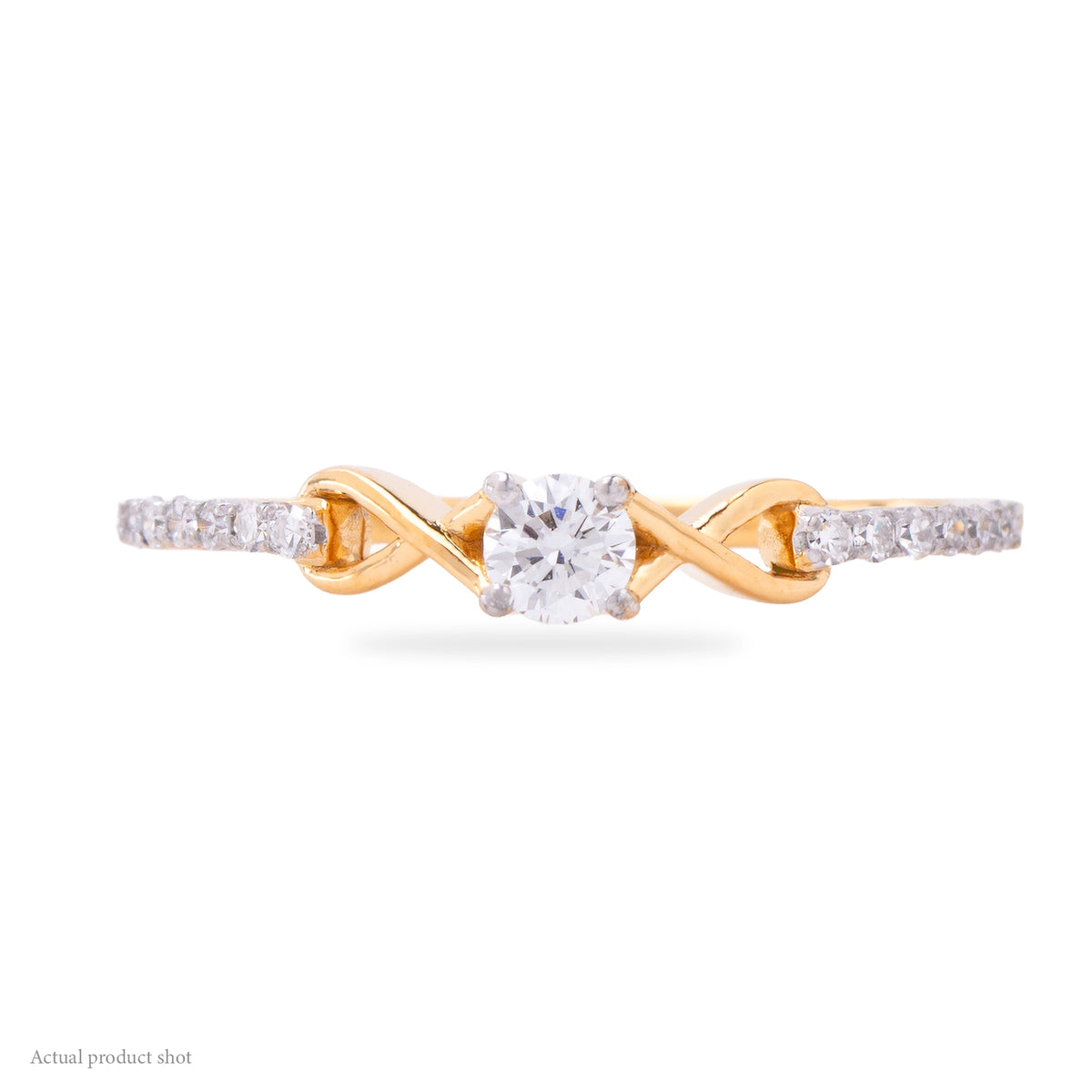 Infinity Radiance Solitaire Diamond Ring