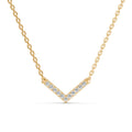 Lumia Chevron Diamond Necklace