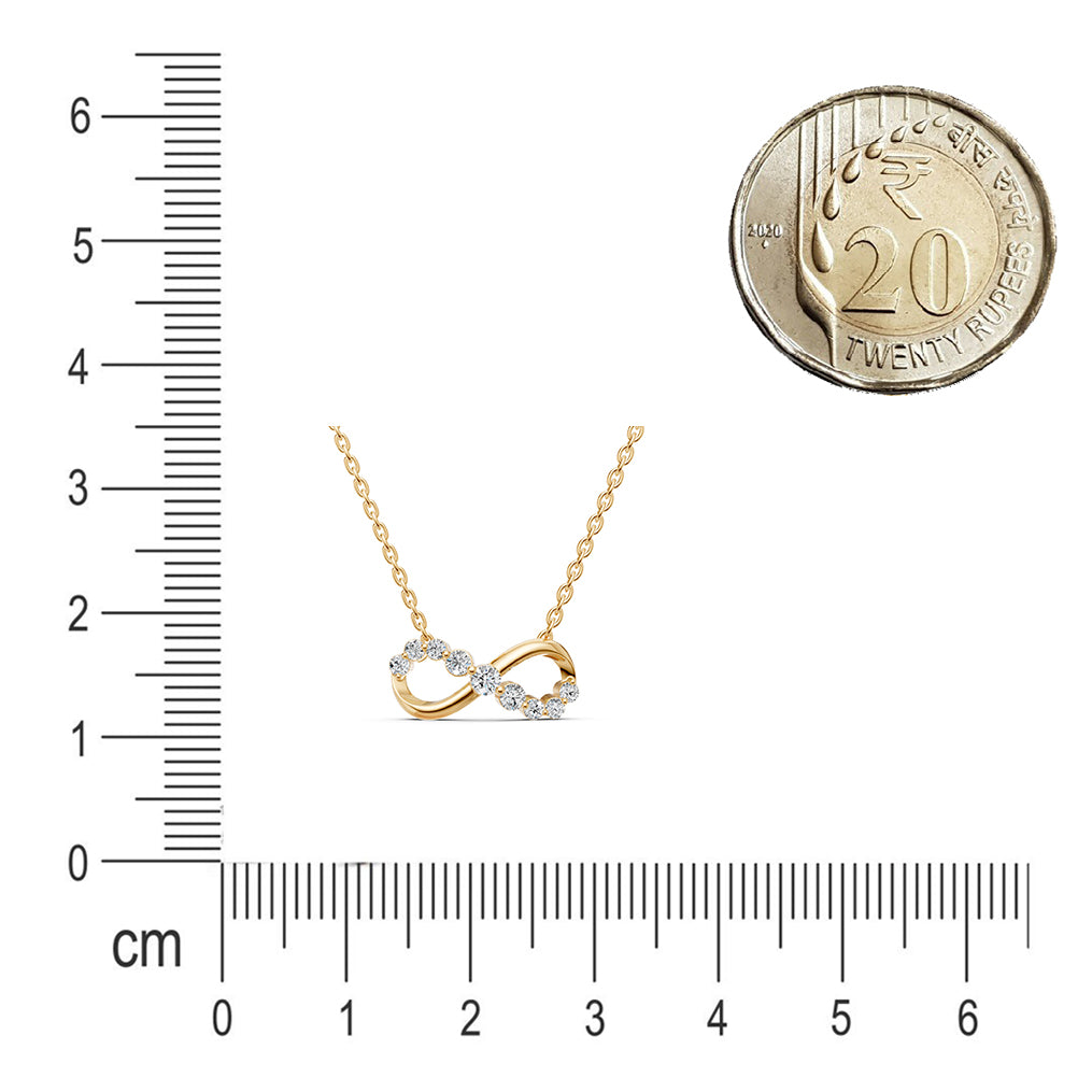 Eternal Infinity Diamond Necklace