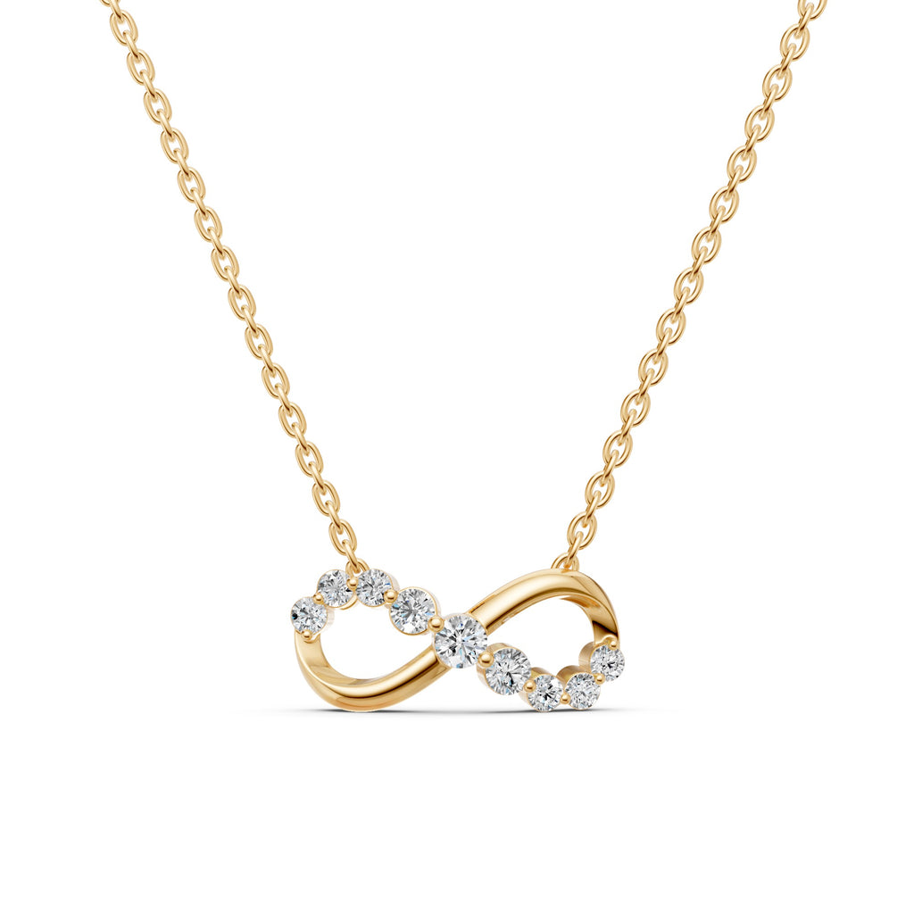 Eternal Infinity Diamond Necklace