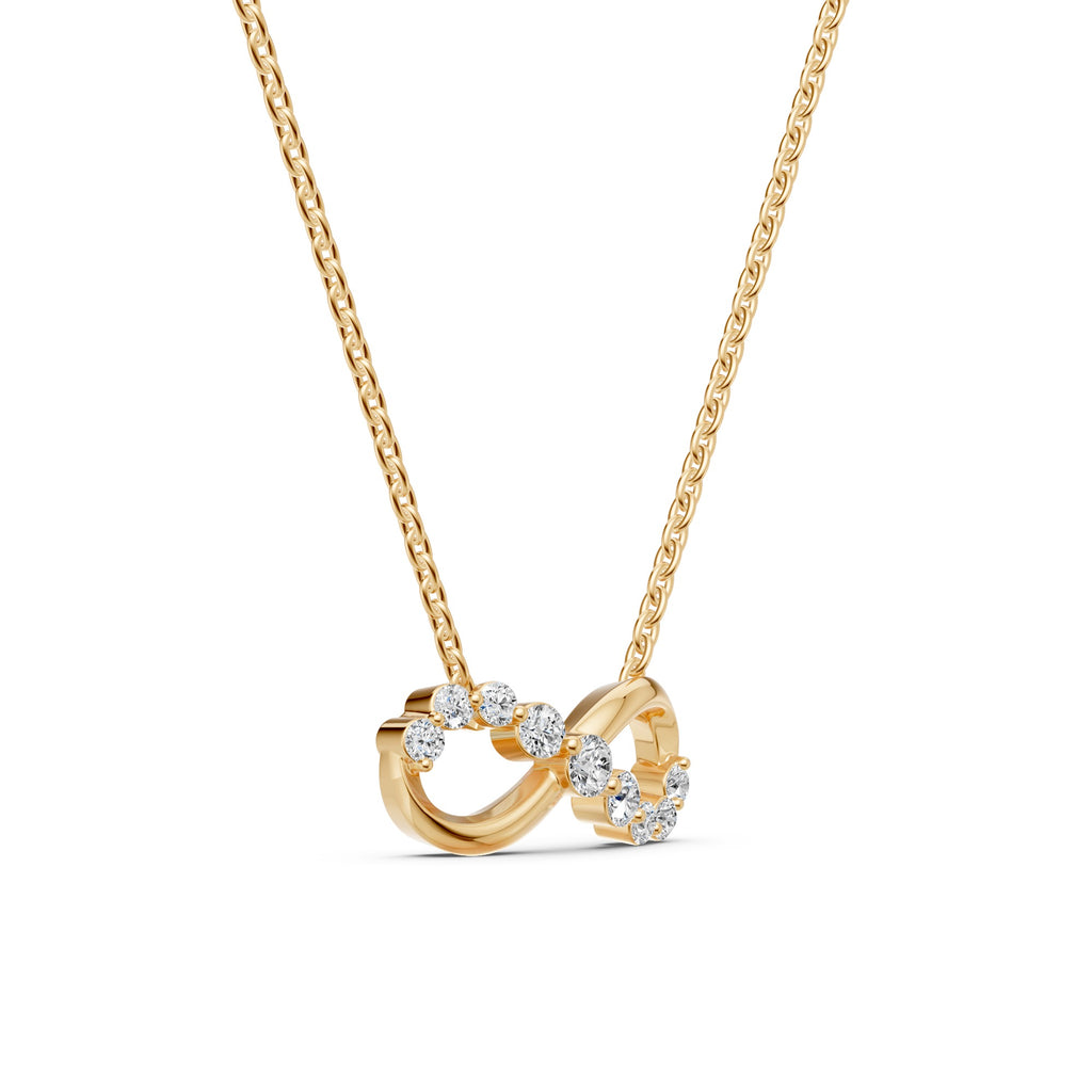 Eternal Infinity Diamond Necklace