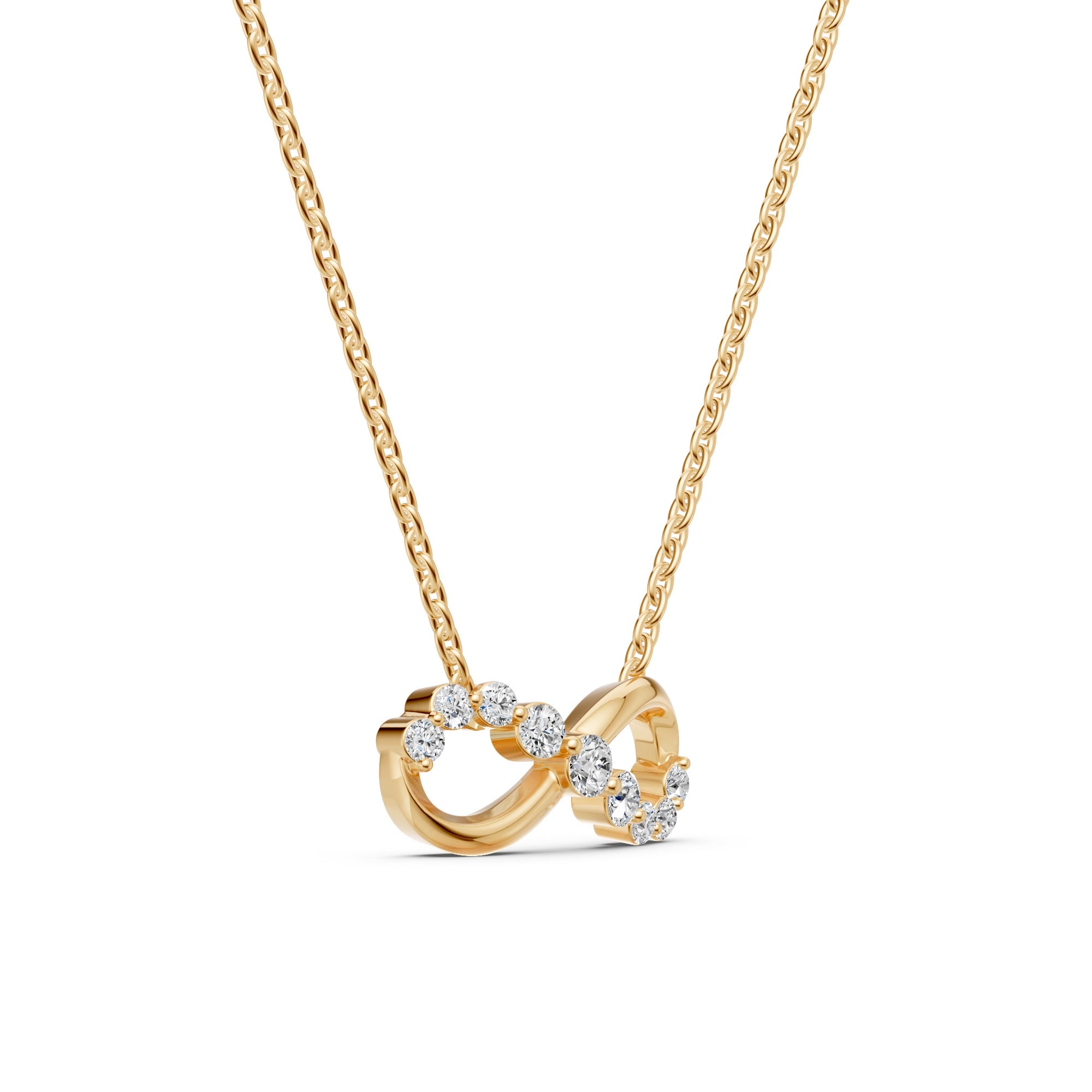 Eternal Infinity Diamond Necklace